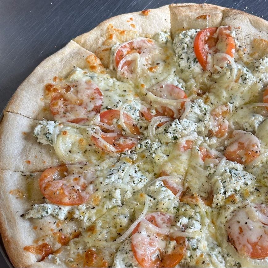 (Sm) White Pizza.