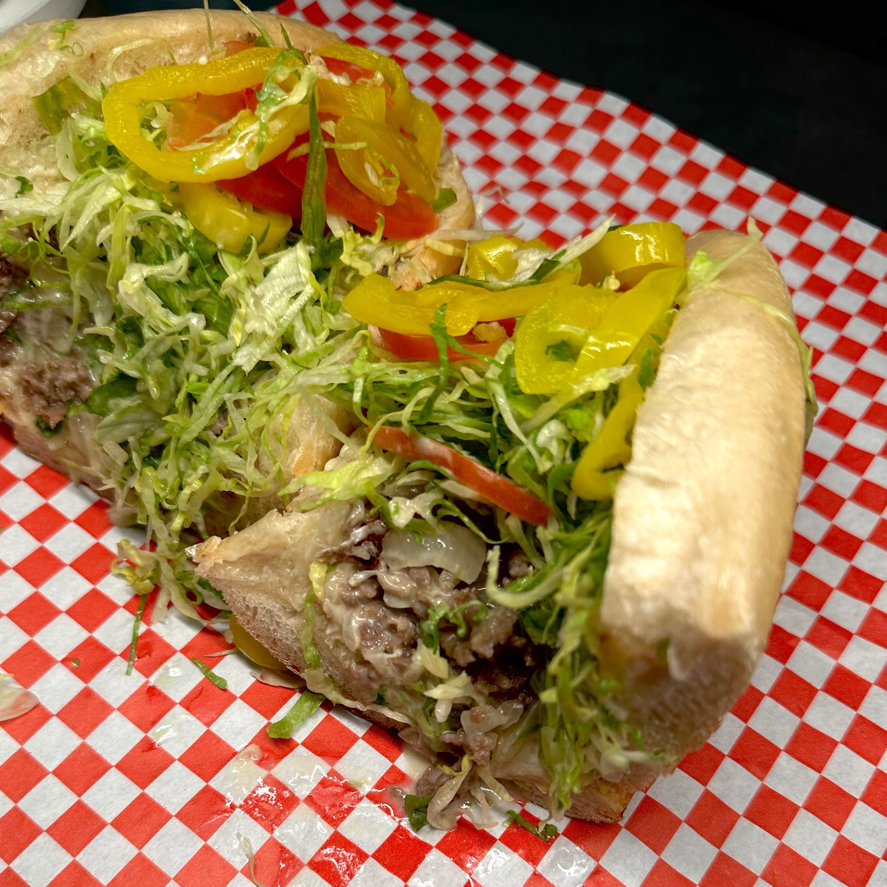Regular Cheese Steak.