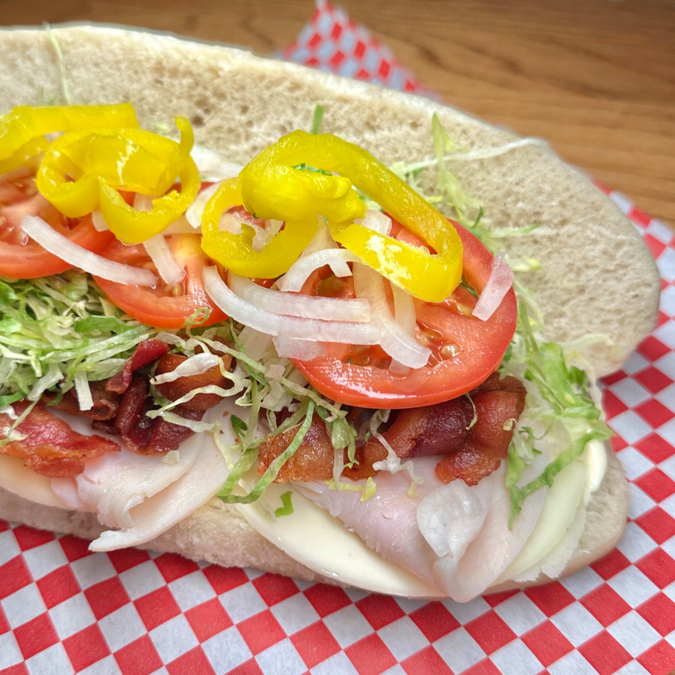 Turkey, Bacon & Provolone.
