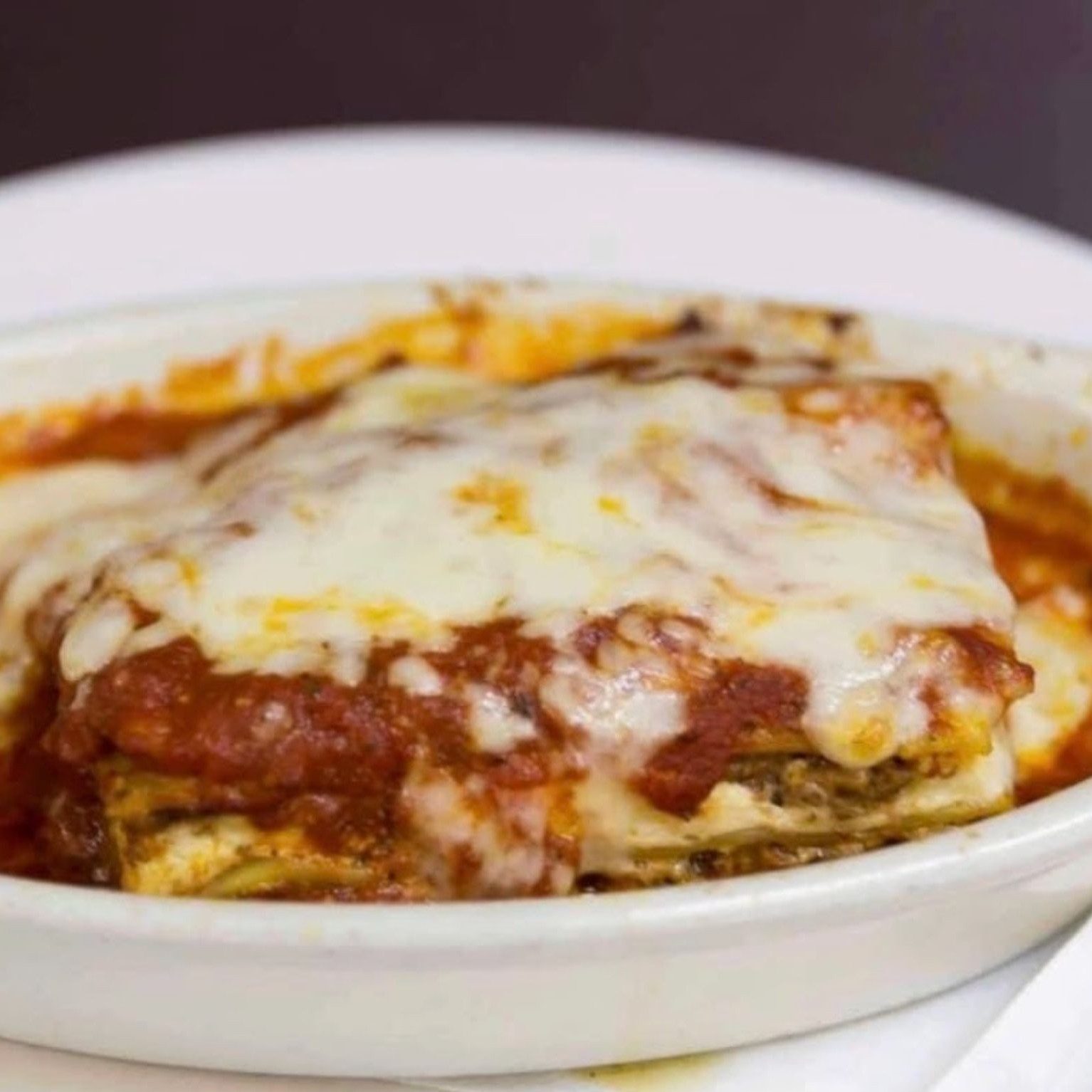 Eddie's Homemade Lasagna.