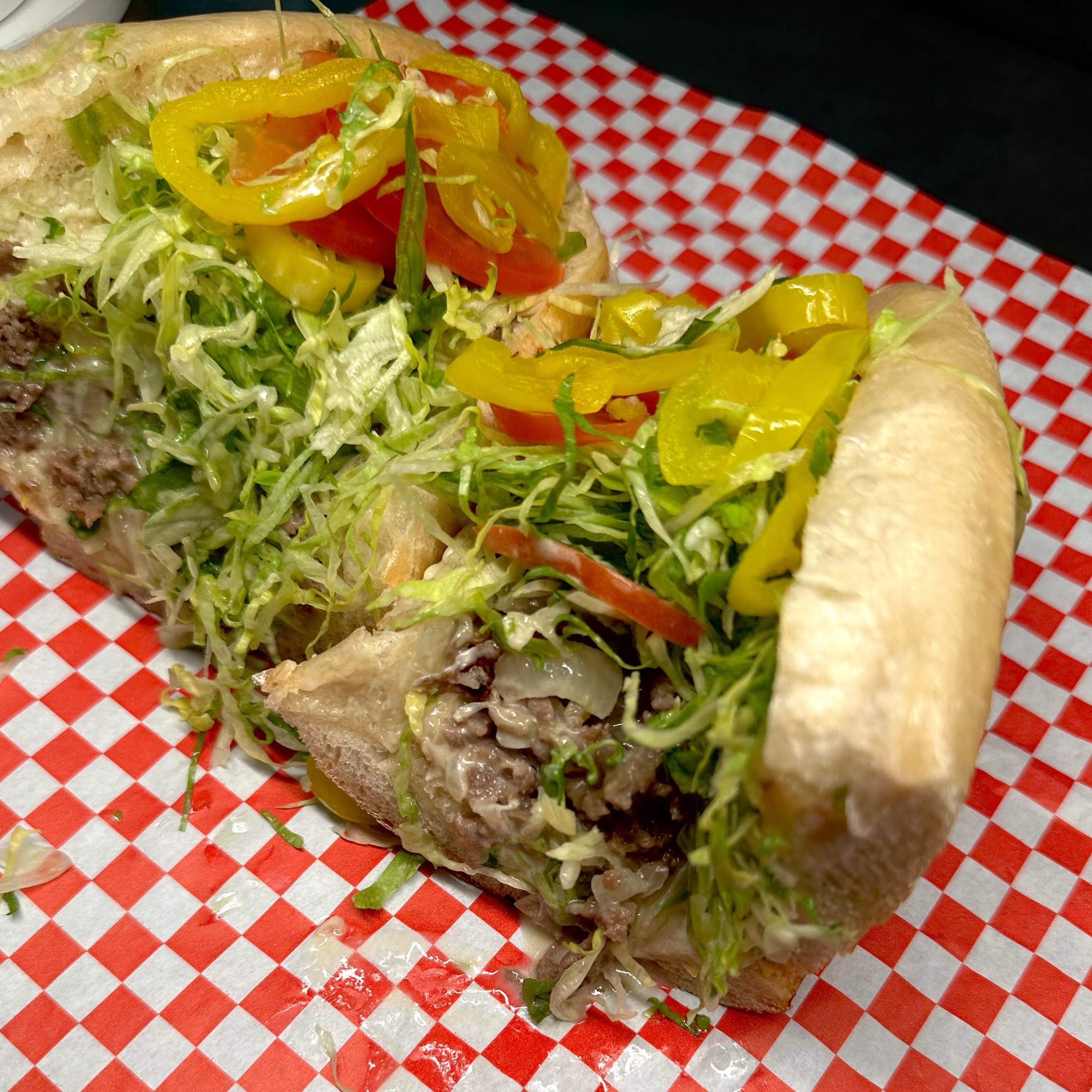 Regular Cheese Steak.