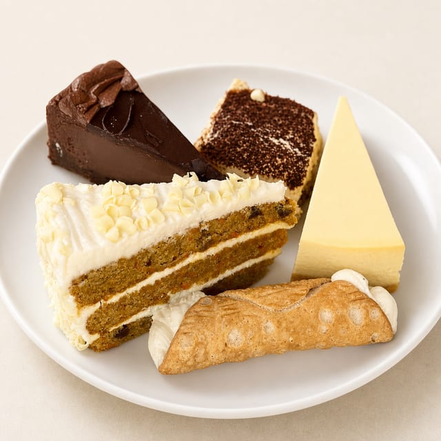 Plain New York Style Cheesecake.