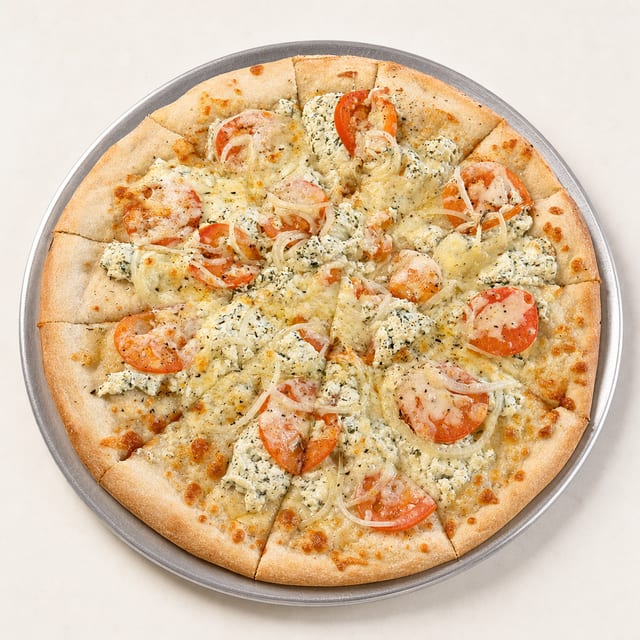 (Lg) White Pizza.