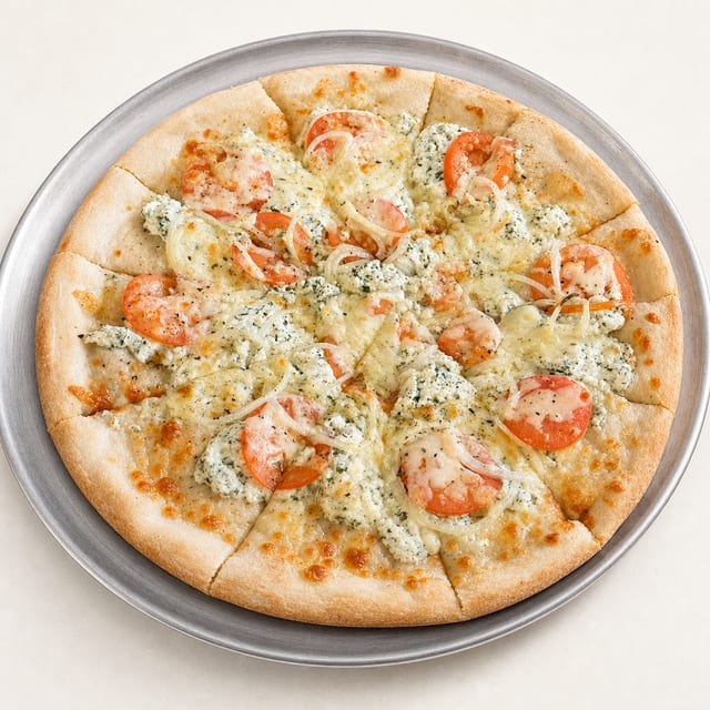 (Sm) White Pizza.