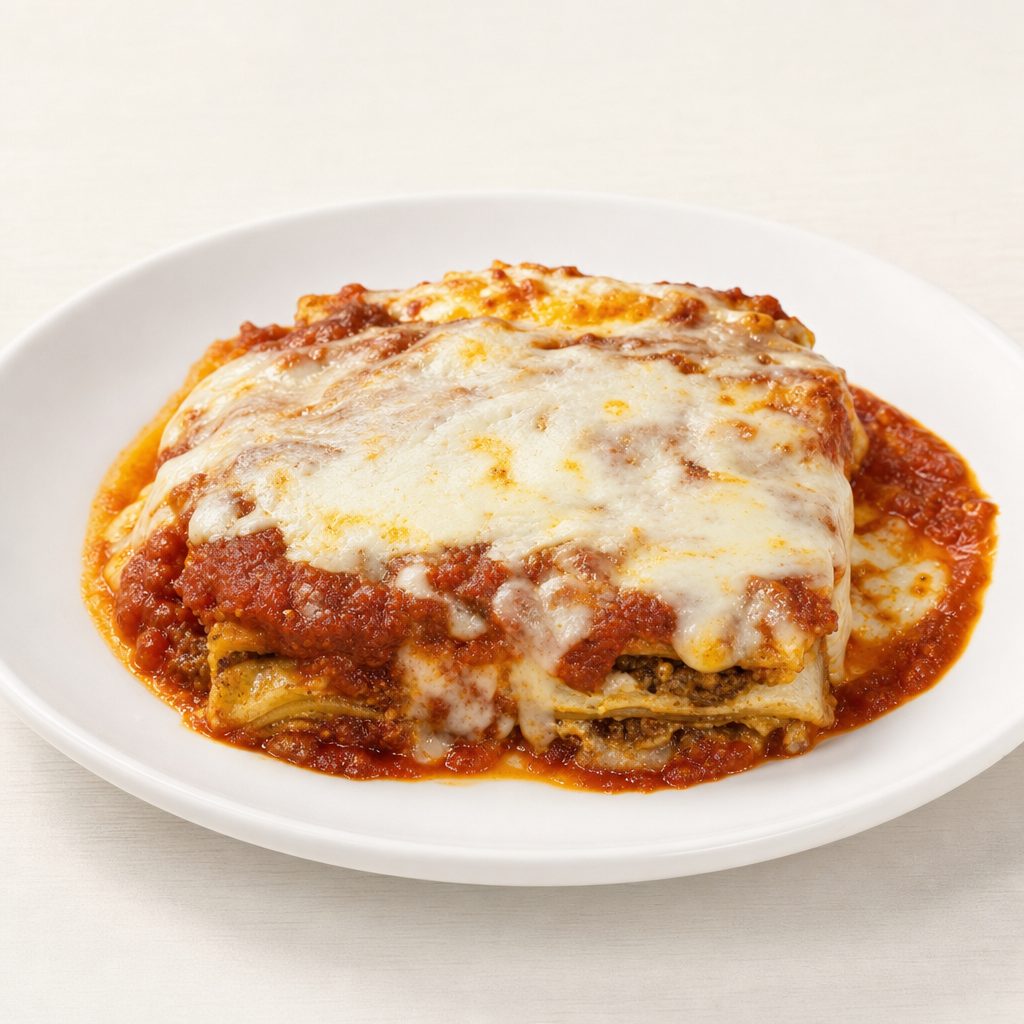 Eddie's Homemade Lasagna.