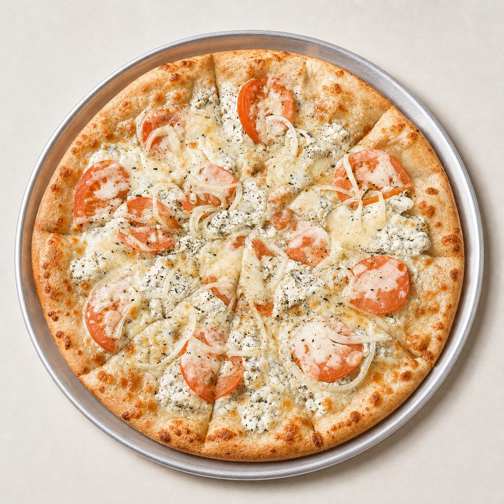 (Lg) White Pizza.