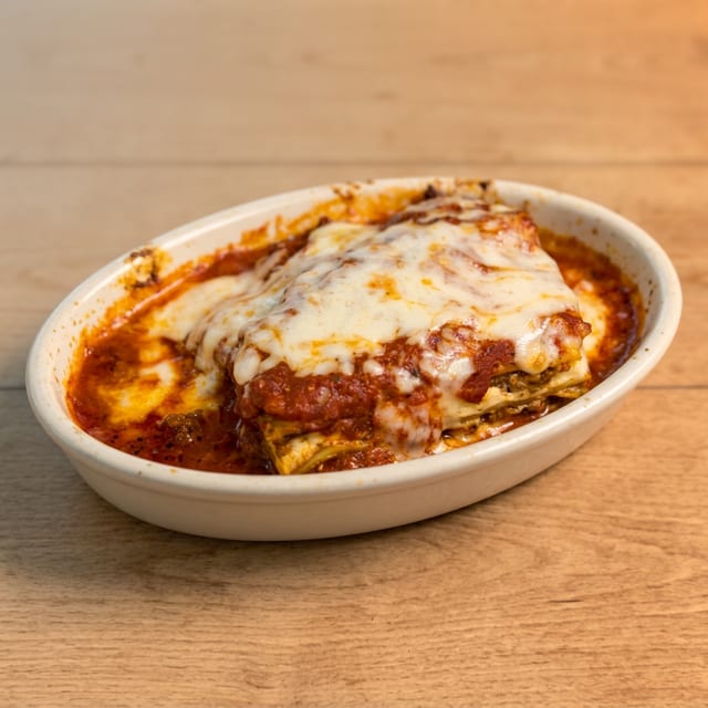 Eddie's Homemade Lasagna.