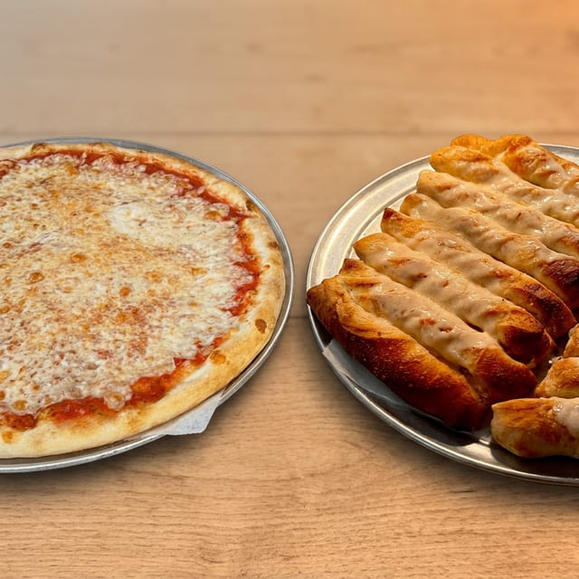 Saturday (Large One Topping Pizza, Sm B-Sticks and 2 litre).