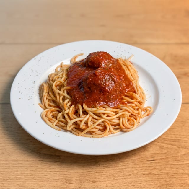 Kids Spaghetti & Meatball.
