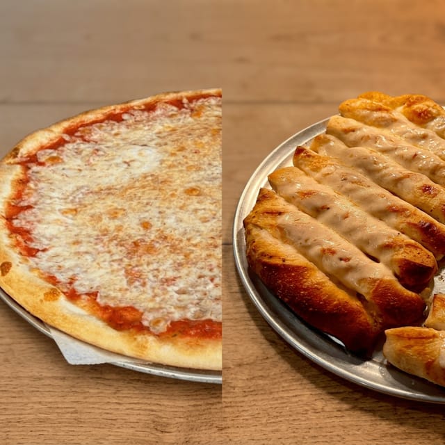 Saturday (Large One Topping Pizza, Sm B-Sticks and 2 litre).