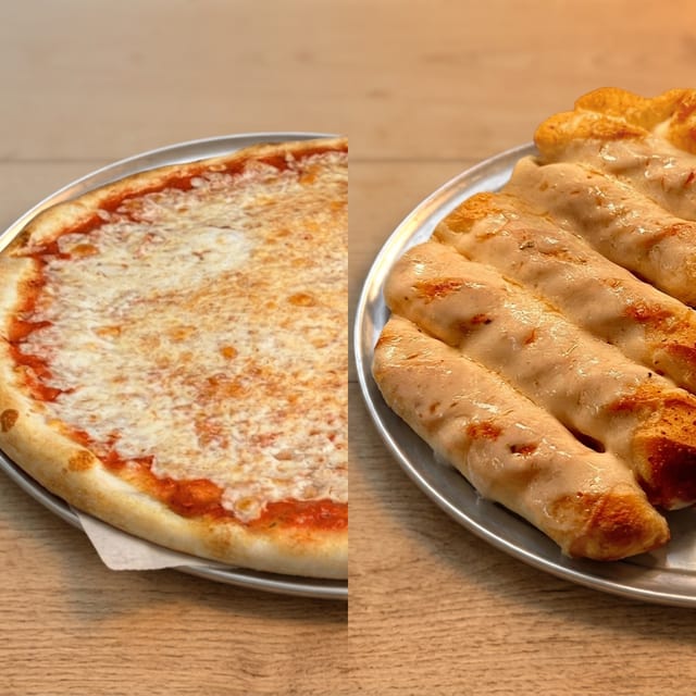 Saturday (Large One Topping Pizza, Sm B-Sticks and 2 Liter).